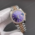 Super Clone Rolex Datejust Aubergine Diamond Dial 278381RBR Jubilee 31 mm – Swiss SuperClone - photo 3