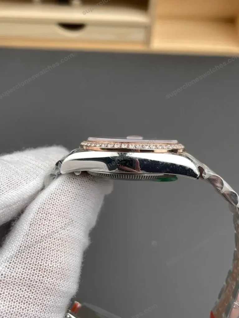 Super Clone Rolex Datejust Aubergine Diamond Dial 278381RBR Jubilee 31 mm – Swiss SuperClone - photo 4