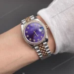 Super Clone Rolex Datejust Aubergine Diamond Dial 278381RBR Jubilee 31 mm – Swiss SuperClone - photo 9