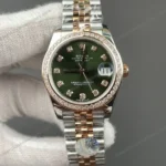 Super Clone Rolex Datejust Green Diamond Dial 278381RBR Jubilee 31 mm – Swiss SuperClone - photo 2