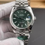 Super Clone Rolex Datejust Green Motif Dial 126334 Jubilee 41 mm – Swiss SuperClone - photo 2