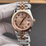 Super Clone Rolex Datejust Rosé Roman Dial 278271 Jubilee 31 mm – Swiss SuperClone - photo 2