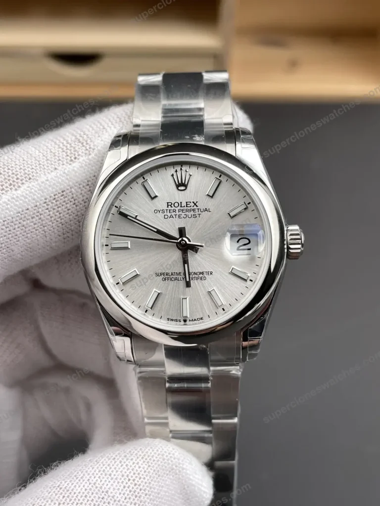 Super Clone Rolex Datejust Silver Dial 278240 Oyster 31 mm – Swiss SuperClone - photo 7
