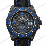 Super Clone Rolex GMT-Master II DIW Carbon Blue Accent 126710 – Swiss SuperClone
