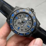 Super Clone Rolex GMT-Master II DIW Carbon Blue Accent 126710 – Swiss SuperClone - photo 6