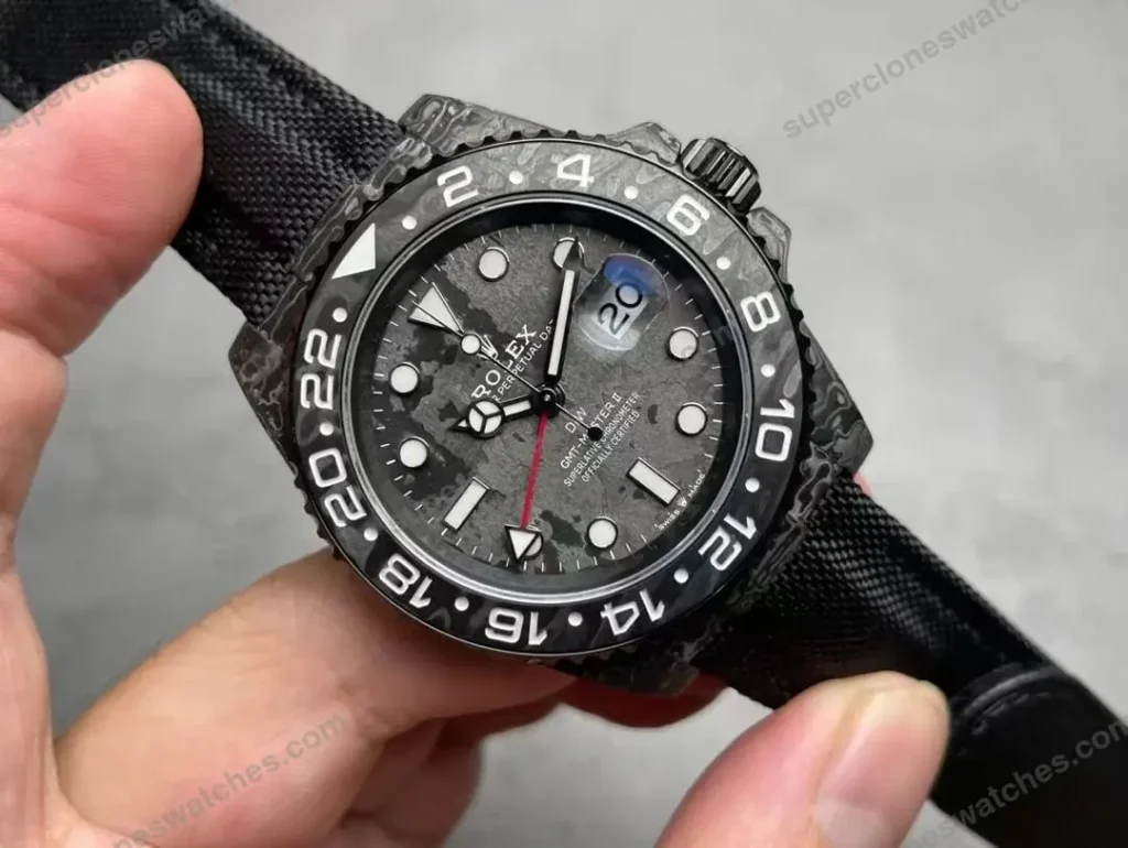 Super Clone Rolex GMT-Master II DIW Full Carbon 116710LN – Swiss SuperClone - photo 7