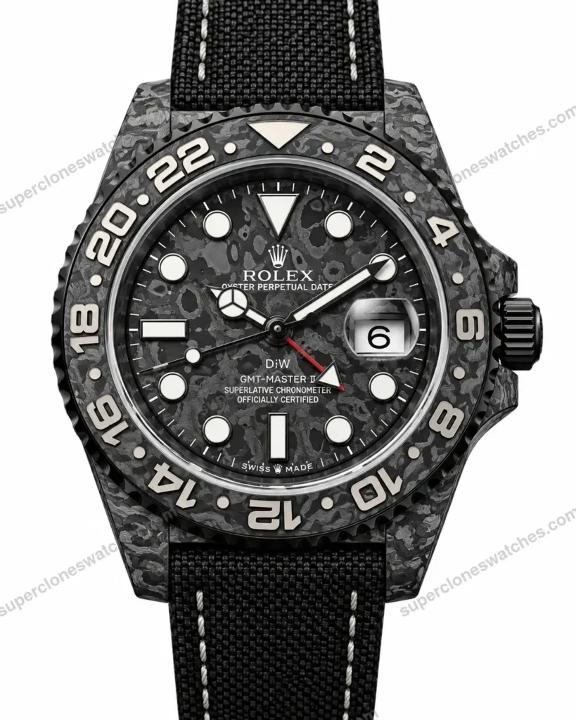 Super Clone Rolex GMT-Master II DIW Full Carbon 116710LN – Swiss SuperClone